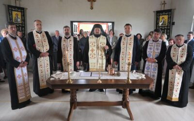 Binecuvântarea capelei mortuare din Parohia Motiș