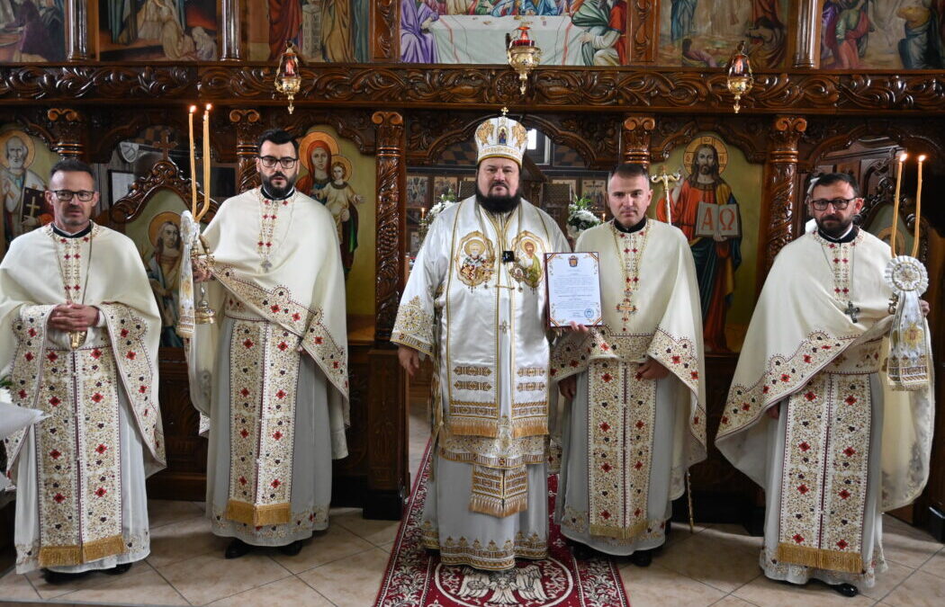 Liturghie arhierească la Parohia Cehei