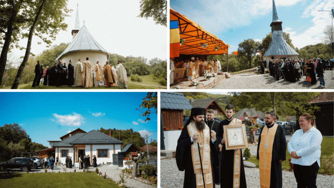 Resfințirea bisericii din Bârsăuța și binecuvântarea casei parohiale din Dolheni