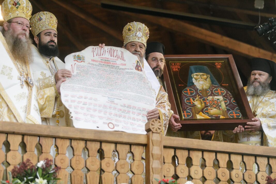 Proclamarea canonizării Sfântului Mărturisitor Arsenie la Mănăstirea Prislop