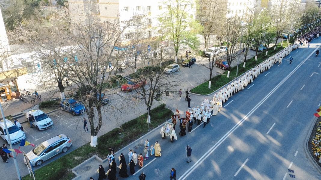 Prima procesiune de Florii organizată la Zalău a adunat peste 2500 de participanți